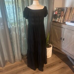 Young Fabulous & Broke Elegant Black Maxi Dress
